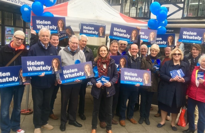 Helen Whately launches campaign